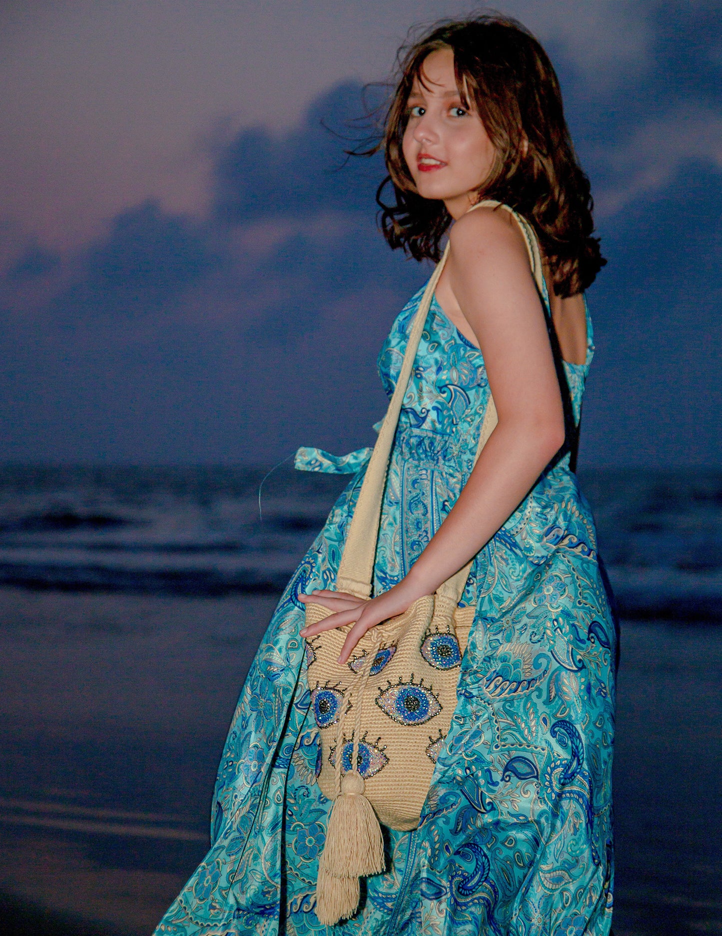 Bolso de hombro Wayuu deslumbrante