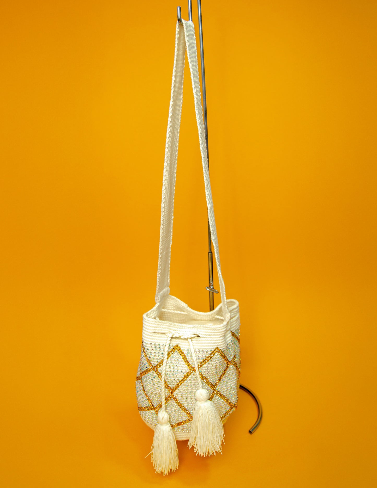Bolso de hombro Wayuu deslumbrante