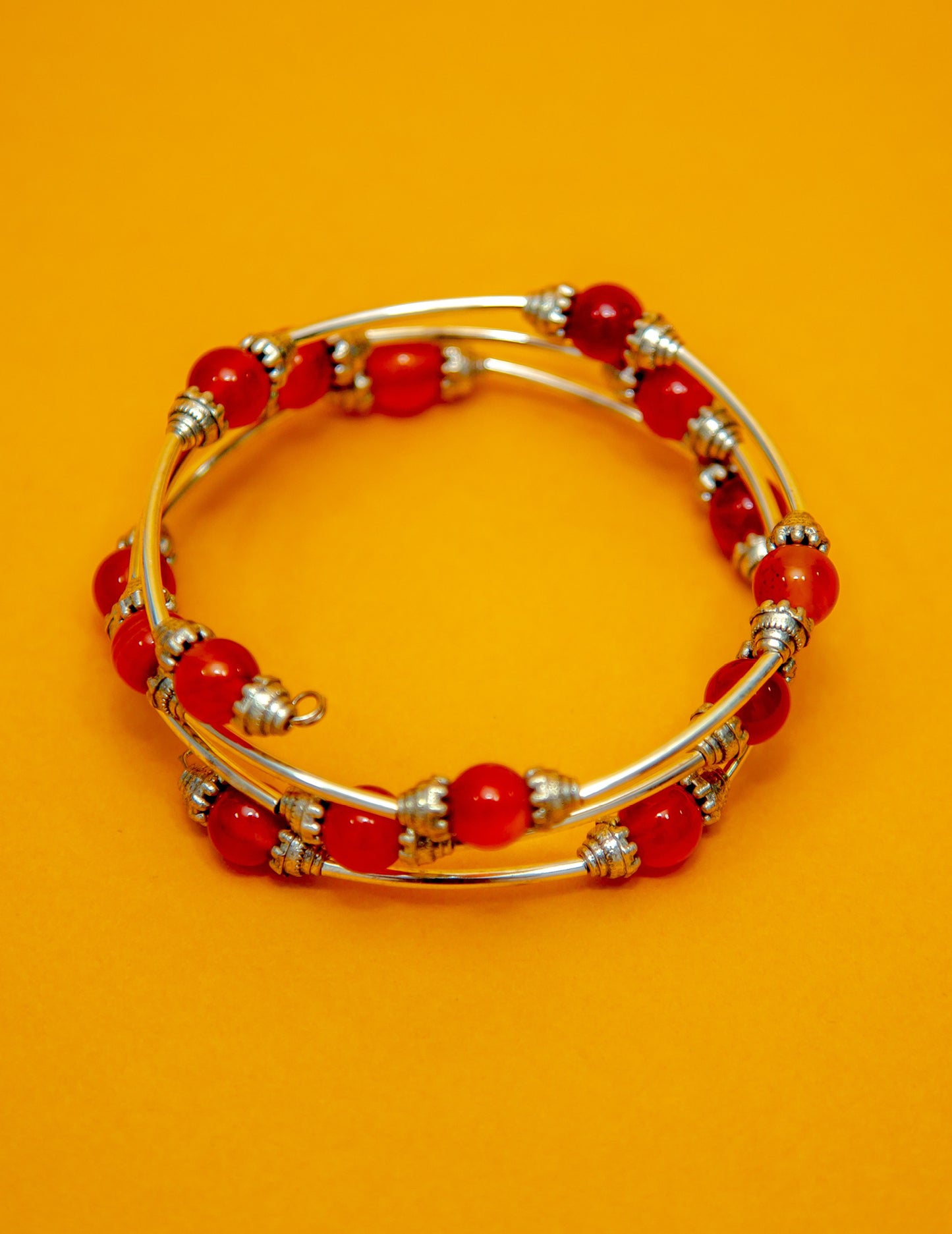 Modern Muse Metal & Bead Wrap Bracelet