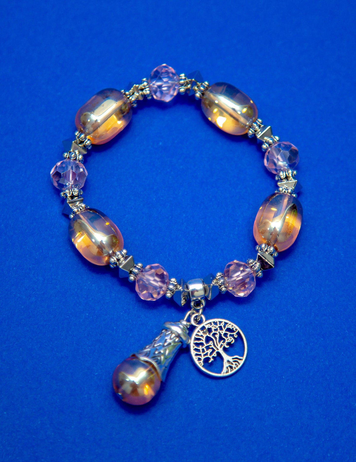 Roots of Light Crystal & Charm Bracelet