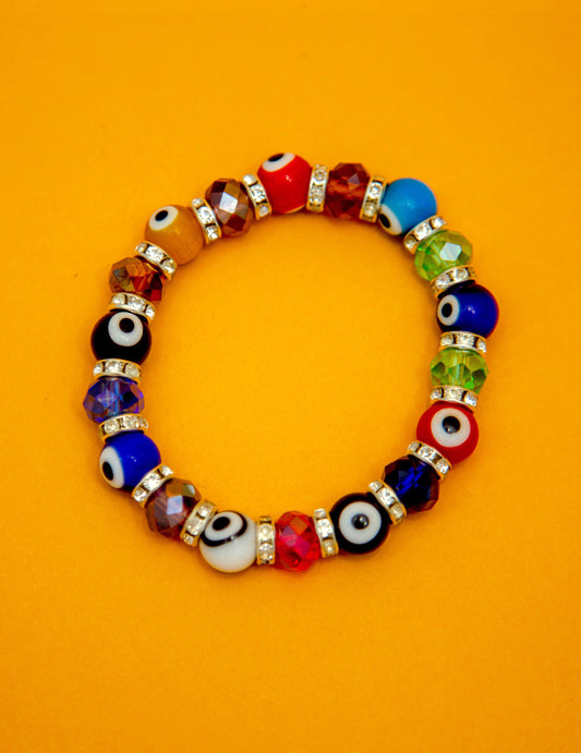 Pulsera multicolor Ojo Cósmico