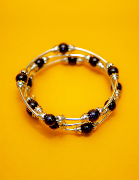 Modern Muse Metal & Bead Wrap Bracelet